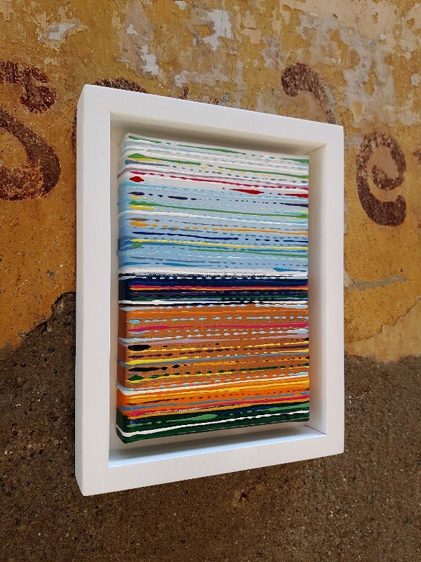 coloured lines 3-2015  13x18 Acryl-Lack auf LW